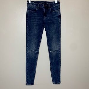 AMERICAN EAGLE OUTFITTERS Jeans SUPER STRETCH High Rise Jegging Skinny 4
